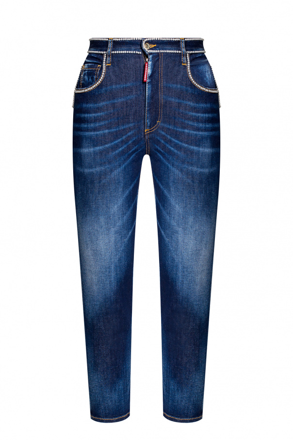 Dsquared2 ‘High Waist Cropped Twiggy’ jeans