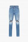 Calvin Klein Jeans vertical-logo print hoodie