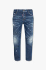 Dsquared2 BLUE ‘Cool Girl Cropped’ jeans