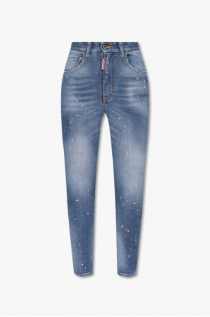 ‘high waist cropped twiggy’ jeans od Dsquared2