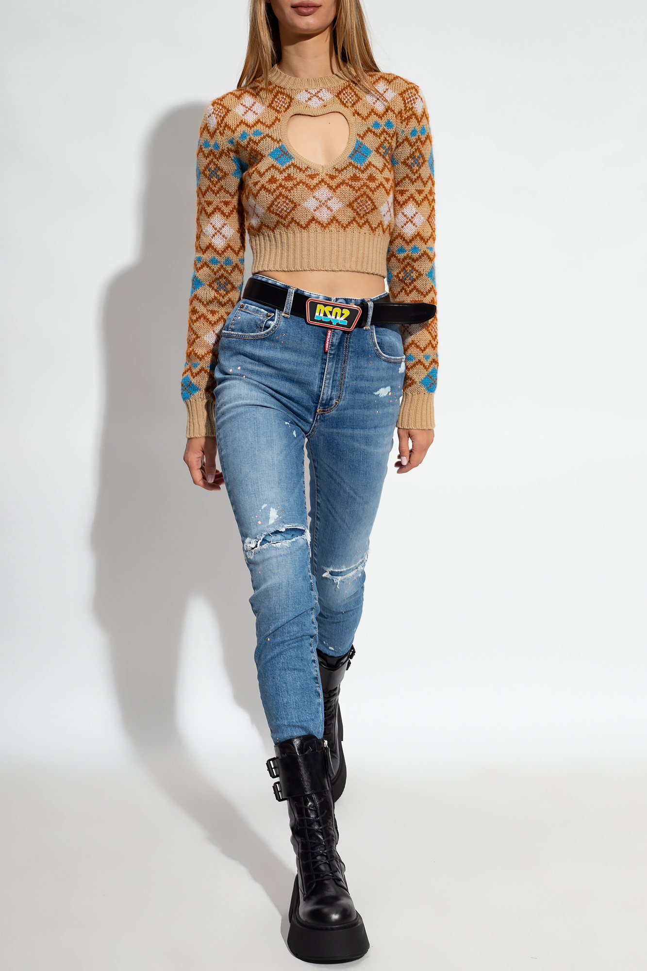 Dsquared2 ‘High Waist Twiggy’ jeans