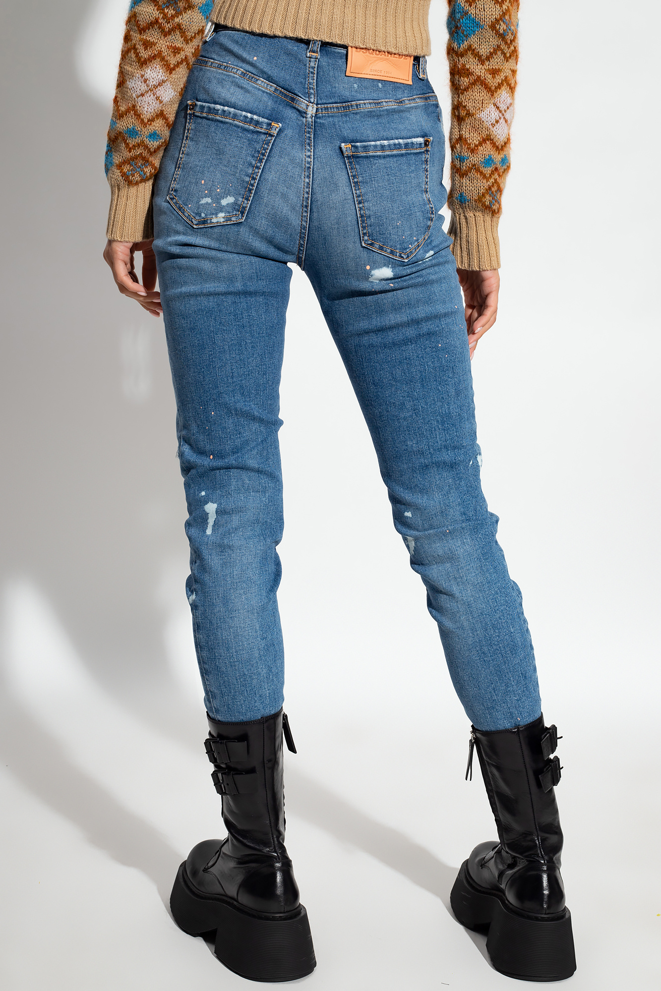 Dsquared2 ‘High Waist Twiggy’ jeans