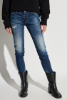 Dsquared2 NAVY BLUE Jeans 'Medium Waist Jennifer'