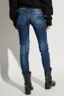 Dsquared2 NAVY BLUE Jeans 'Medium Waist Jennifer'