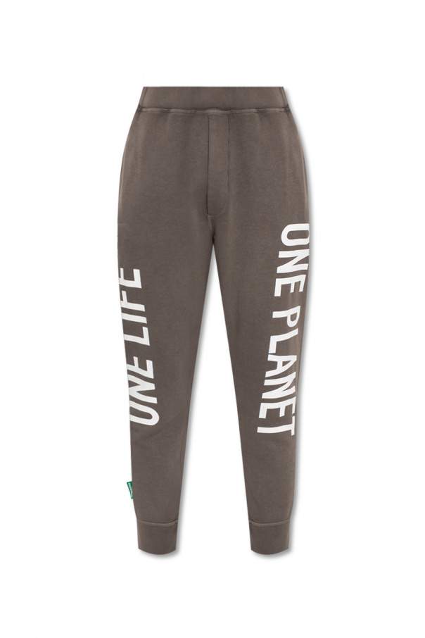 Dsquared2 ‘One Life One Planet’ collection sweatpants