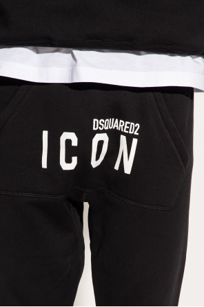Dsquared2 logo-appliqué denim shorts