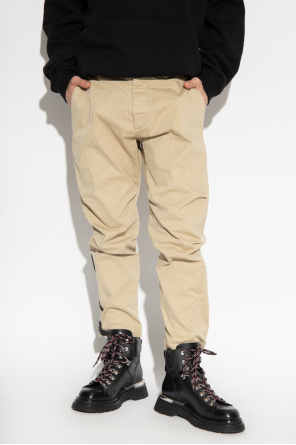 Dsquared2 Cotton trousers with logo