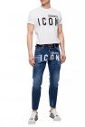 Dsquared2 BLUE ‘Skinny Dan Jean’ stonewashed jeans