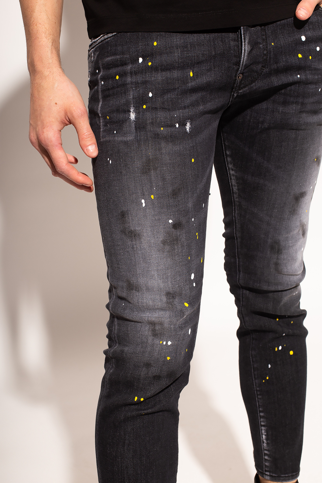 IetpShops | Dkny Kids drawstring-print track pants | Men's Clothing |  Dsquared2 faded effect slim fit jeans item Dsquared2