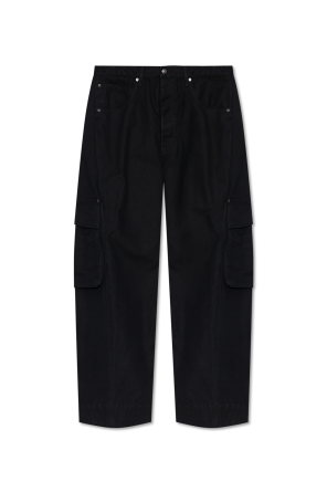 Trousers with logo