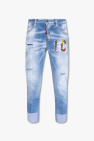 Dsquared2 light blue ‘Cool Girl Cropped’ jeans
