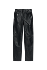 AllSaints BLACK Leather pants Saige