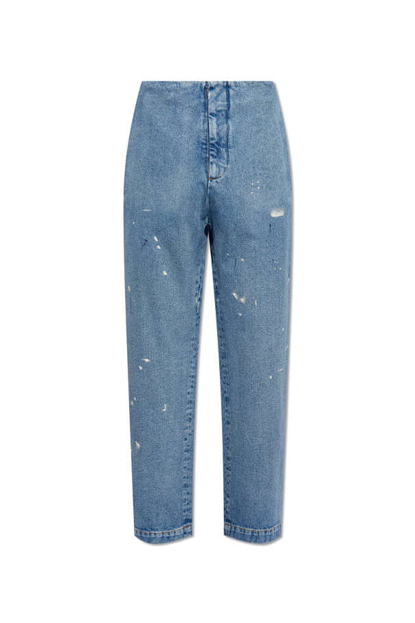 Jeans with paint splatters od MM6 Maison Margiela