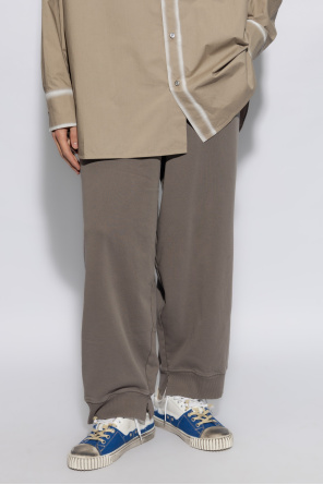 MM6 Maison Margiela Bawełniane spodnie dresowe