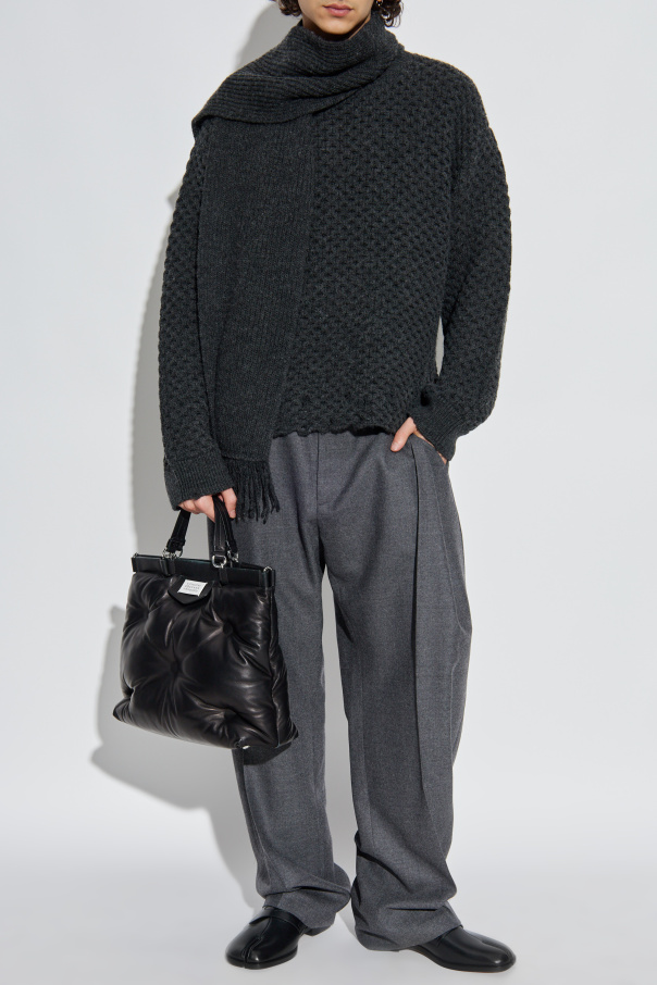 MM6 Maison Margiela Wełniane spodnie