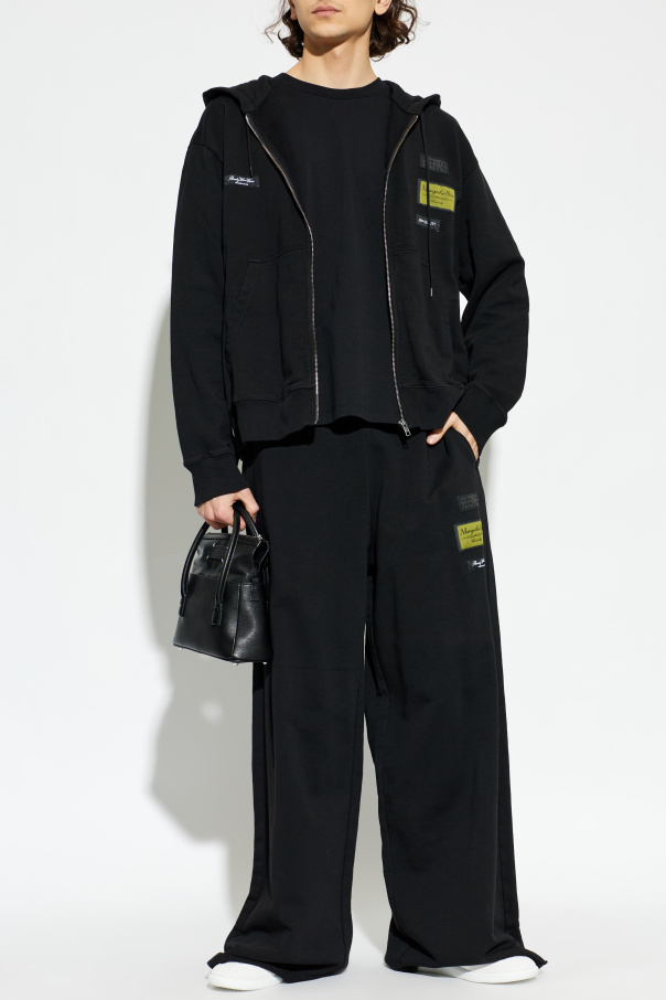 MM6 Maison Margiela Pantalones de chándal con parche del logo