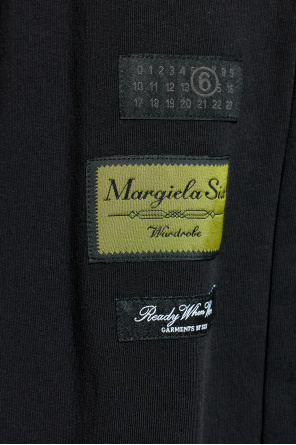 MM6 Maison Margiela Pantalones de chándal con parche del logo