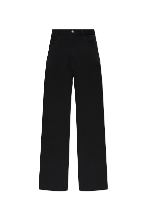 Sweatpants with raw-edge hems od MM6 Maison Margiela