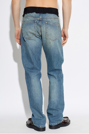 MM6 Maison Margiela Jeansy z efektem `vitage`