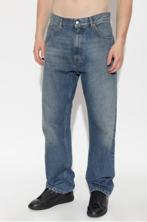 MM6 Maison Margiela Jeansy o prostym kroju