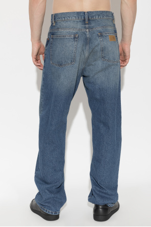 MM6 Maison Margiela Jeansy o prostym kroju