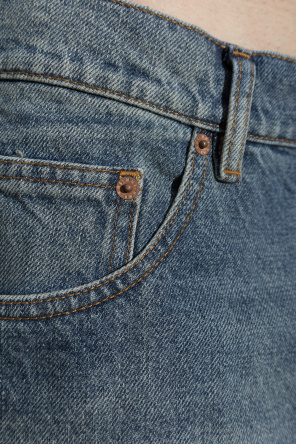 MM6 Maison Margiela Jeansy o prostym kroju