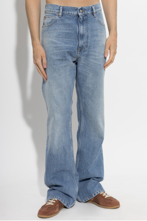 MM6 Maison Margiela Jeansy o prostym kroju