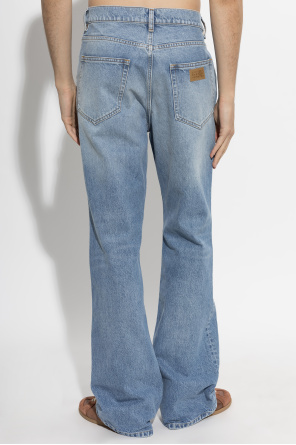 MM6 Maison Margiela Jeansy o prostym kroju