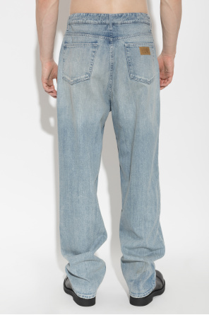 MM6 Maison Margiela Jeansy z efektem vintage