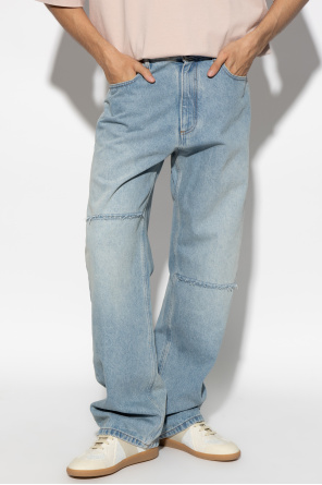 MM6 Maison Margiela Jeansy z efektem `vintage`