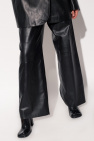 The Mannei ‘Shotts’ leather trousers