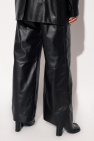 The Mannei ‘Shotts’ leather trousers