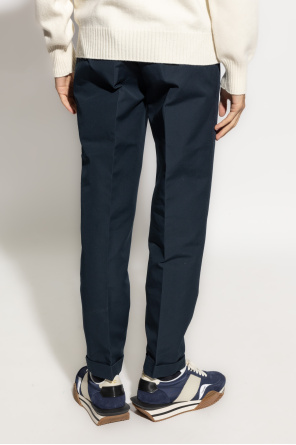 Tom Ford Cotton pants with rolled-up legs