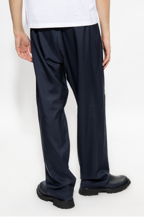 Maison Margiela Wide-legged silk trousers