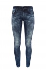 Diesel NAVY BLUE ‘Slandy’ distressed jeans