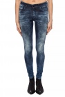 Diesel NAVY BLUE ‘Slandy’ distressed jeans