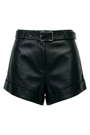 Leather shorts 