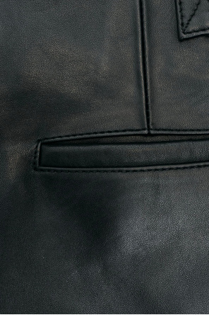 Sportmax Calções de couro "Vasaio"