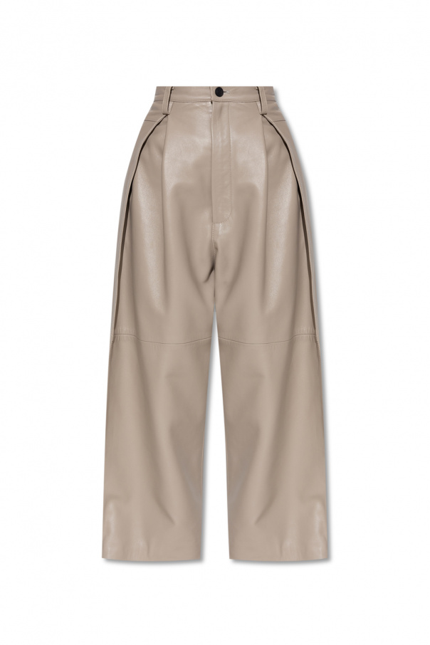 The Mannei ‘Matignon’ leather trousers