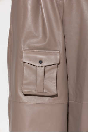 The Mannei ‘Pantin’ leather trousers