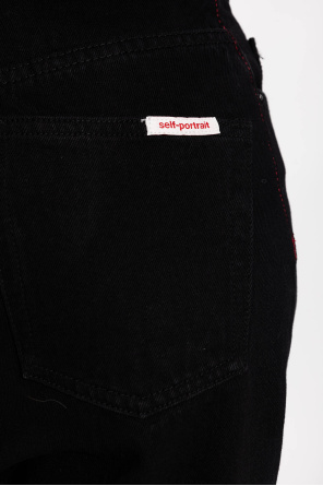 Self Portrait Jeans with logo