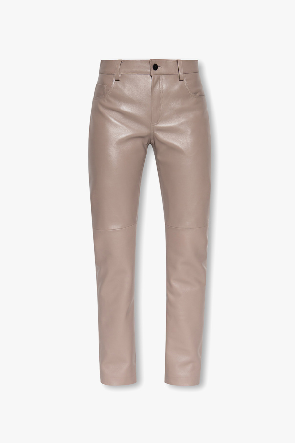 The Mannei ‘Marro’ leather trousers