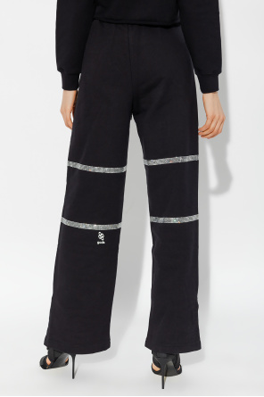 GCDS Sweatpants with crystals
