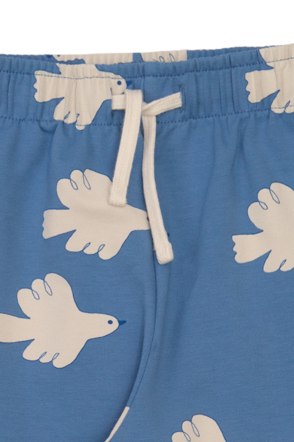 Tiny Cottons Spodnie dresowe z motywem gołębi