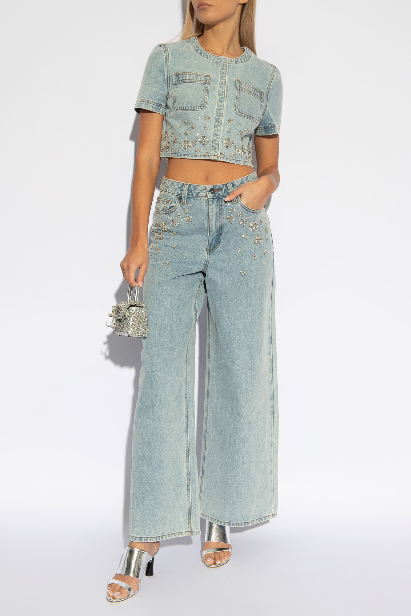 Self Portrait High-waisted jeans