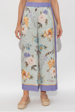 Self-Portrait Floral Patterned Trousers