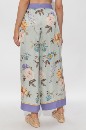 Self-Portrait Floral Patterned Trousers