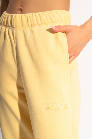 Ganni Sweatpants with logo