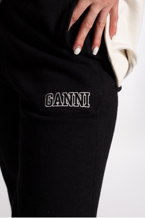 Ganni Sweatpants with logo