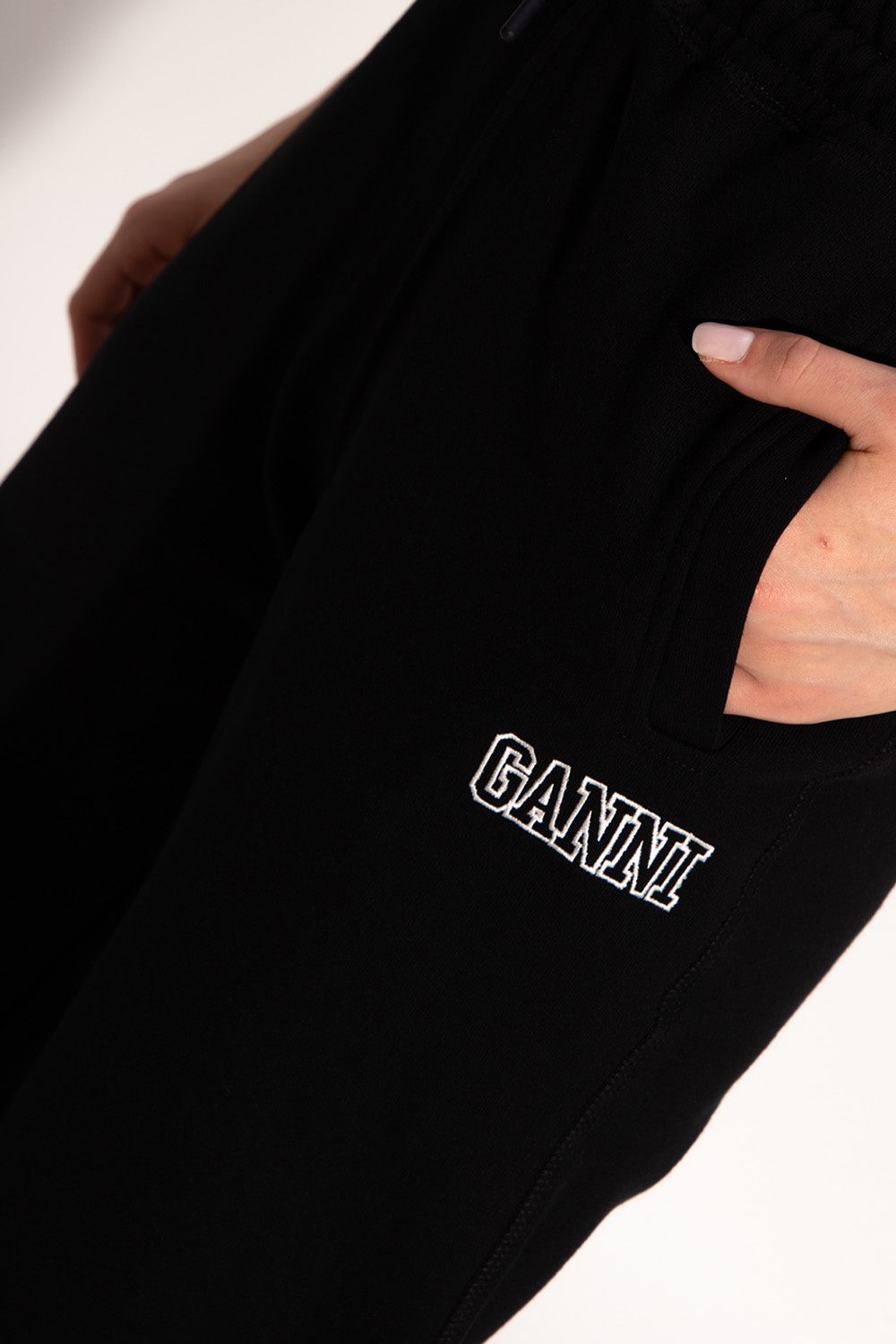 Ganni Sweatpants with logo